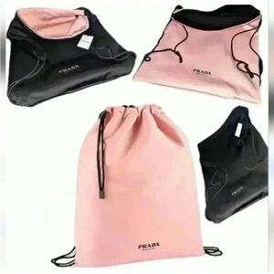 GWP Pr@da Black and Pink Backpack